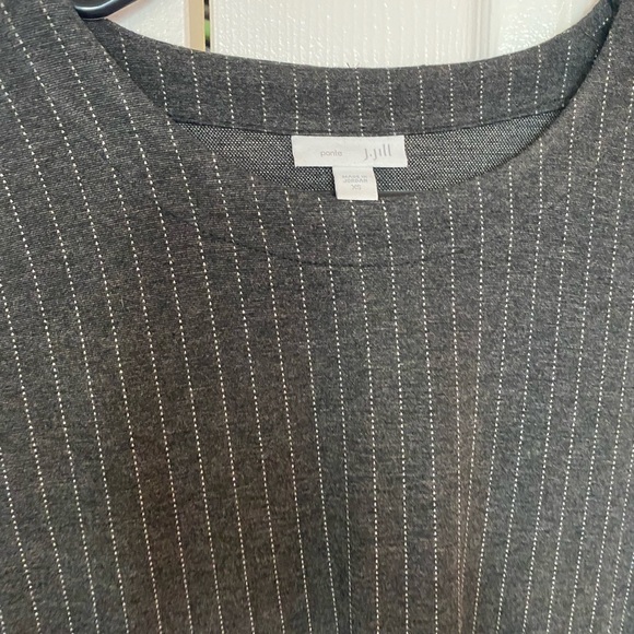 J.Jill Ponte Knit Pinstriped Dress XS - Picture 4 of 5